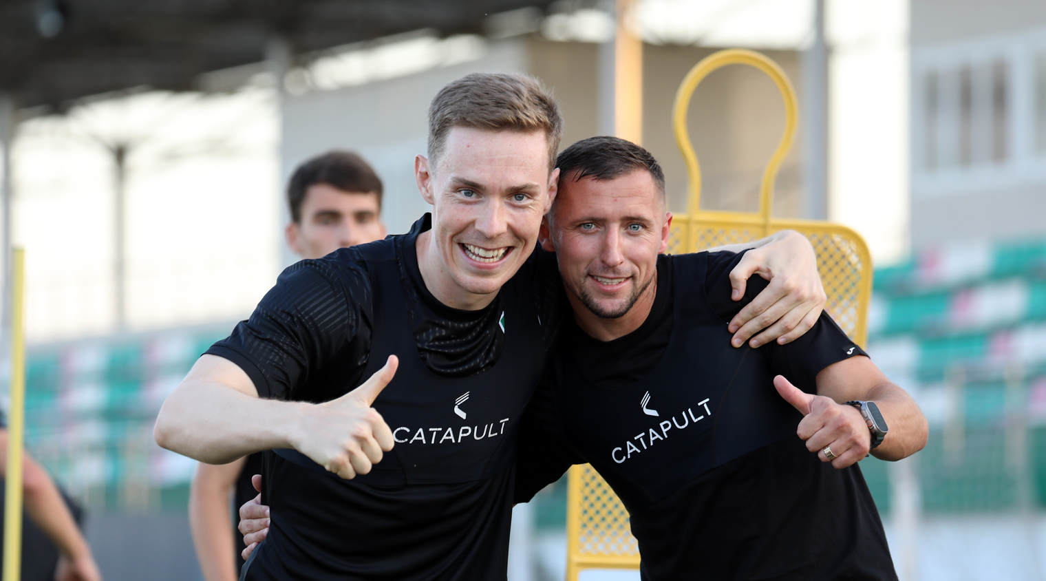 "Ахмат" провел вечернюю тренировку на своей базе в Грозном