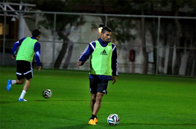 Фотосюжет: Первая тренировка второго сбора