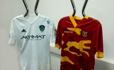 «Терек» сыграет в форме белого цвета, «Арсенал» - в красно-желтой форме.