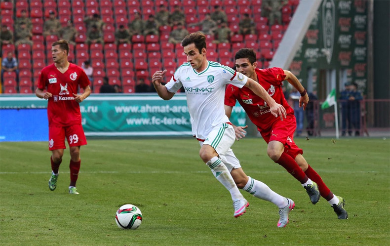 Фоторепортаж с матча «Терек» - «Рубин»