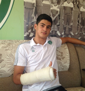 Виталий Гудиев выбыл на месяц 