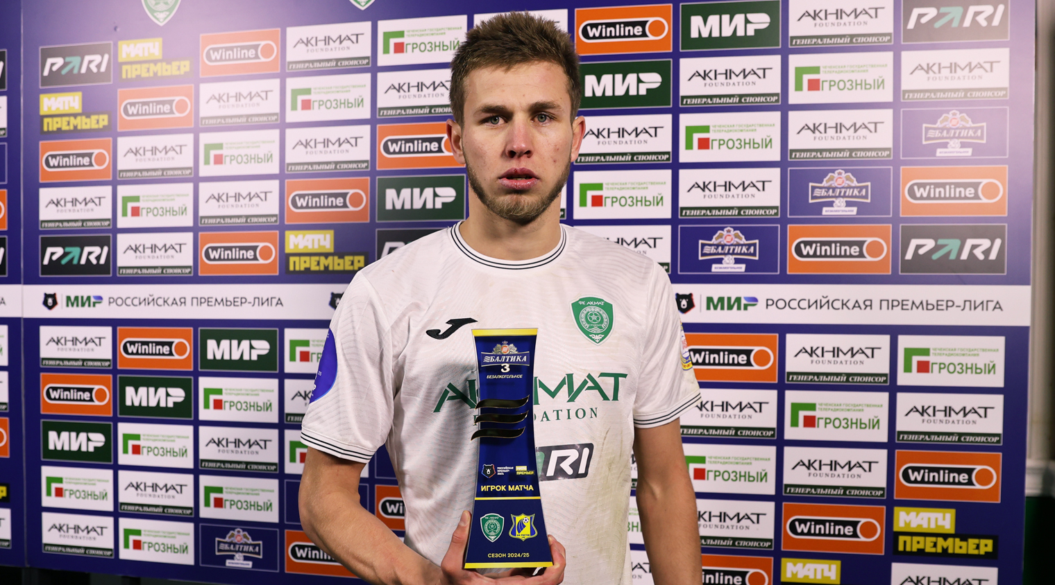 Лечи Садулаев - лучший игрок матча с "Ростовом"