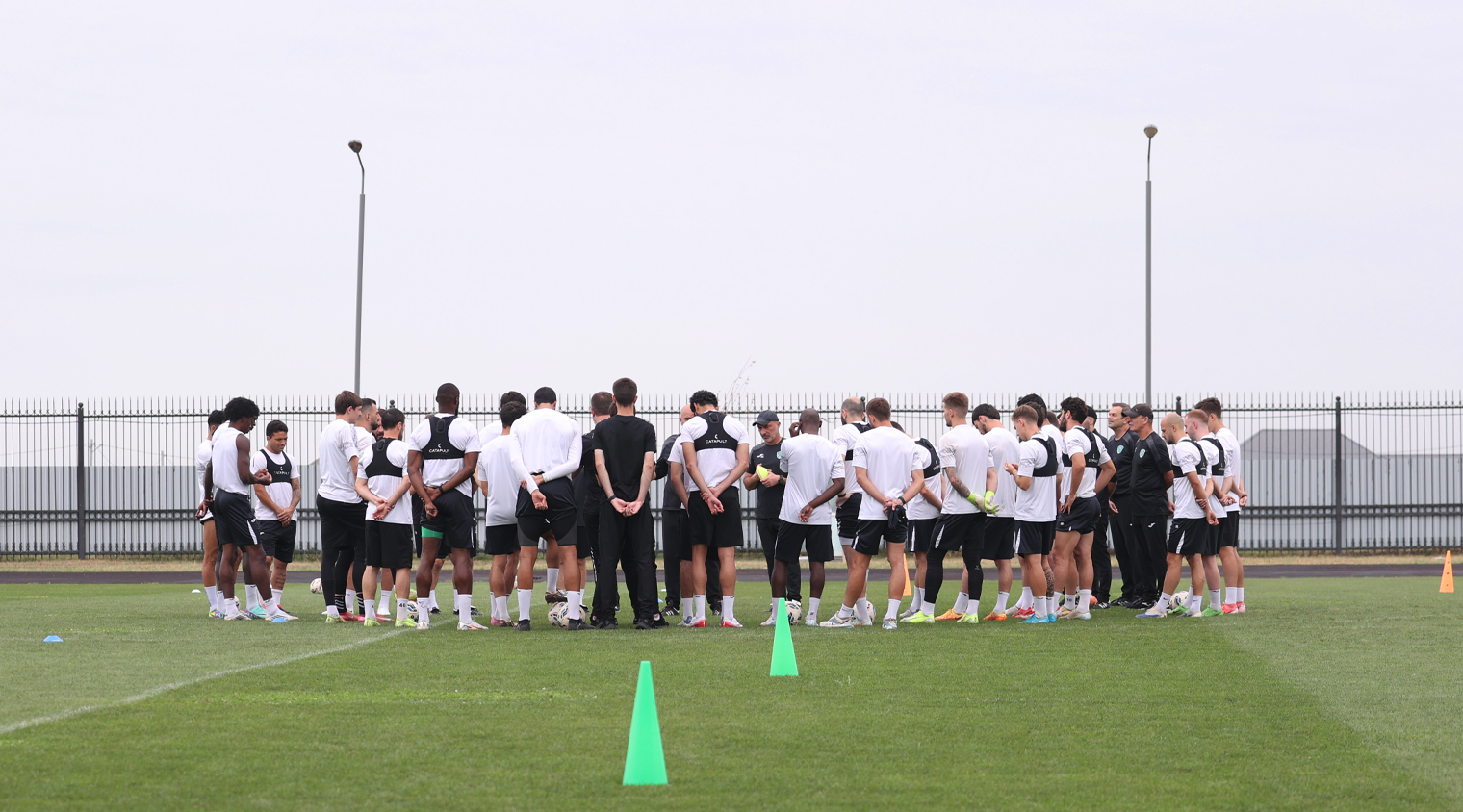Команда провела тренировку перед выездом в Ростов-на-Дону