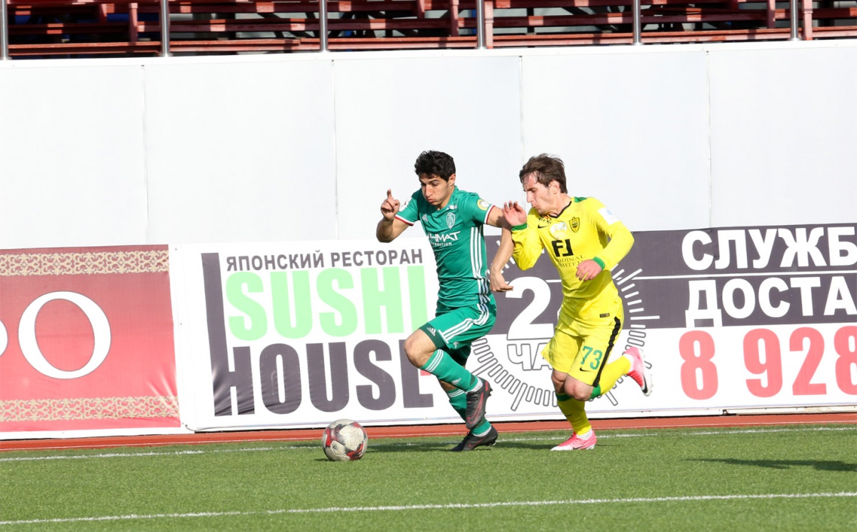 Молодежные составы «Рубина» и «Терека» сыграют 25 апреля в 15:00