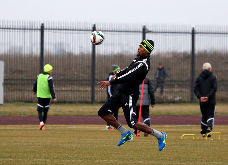 Первая тренировка «Терека» в Грозном в новом году 